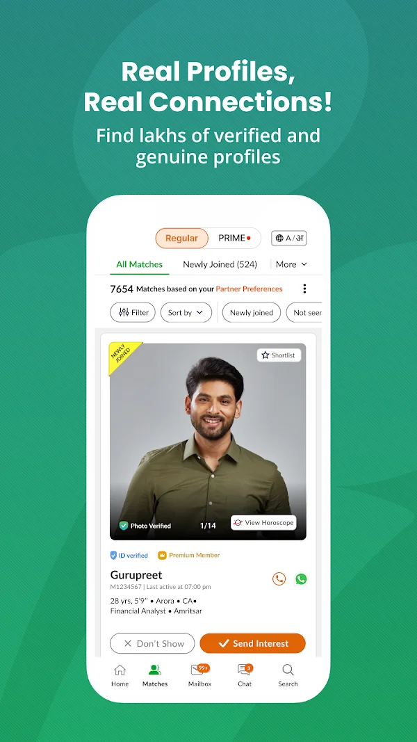 punjabi-matrimony: official store screenshot 2